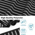 Professional Hair Cutting Cape with Neck Duster Brush, Large Size Salon Cape for Men, Women, Kids (Black Stripes)