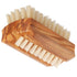 REDECKER Natural Pig Bristle Travel Nail Brush with Waxed Olive Wood Handle, 2-1/4-Inches