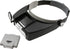 Zega Crafts Headband Magnifier with 3 Multi-Depth Lenses & Detachable Worklight