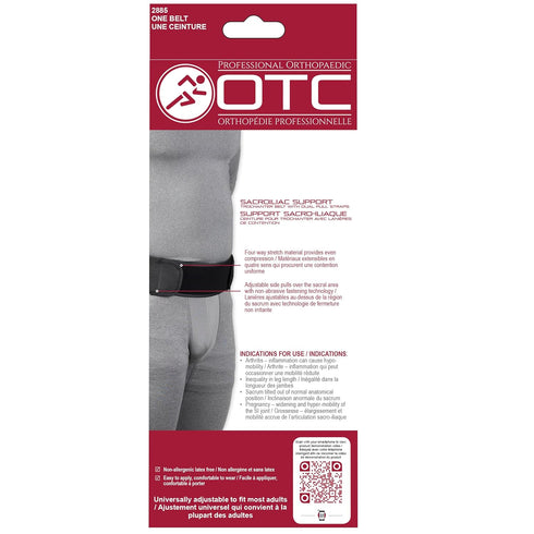 OTC Sacroiliac Support Trochanter Belt for Hip Pelvis, Select Series