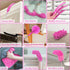Microfiber Dusters for Cleaning, 14PCS Feather Dusters with Extension Pole for High Ceilings, Fans, and Blinds