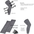 Knee Warmers, Long Cotton Knee Sleeves for Joint Pain Relief, Circulation Improvement for Arthritis Knees