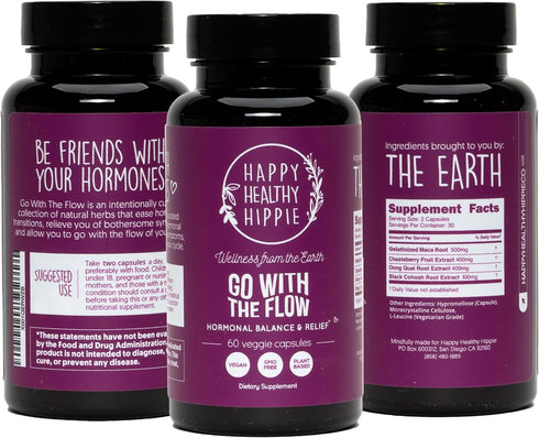 Hormone Balance Supplement for Women – PMS Support, Menopause & Perimenopause | Bloating Relief, Mood, 60 Ct
