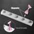 JUSTOTRY 4 Sets Pink Nail Stand for Press on Nails Display, Magnetic Holder for Nail Art Practices