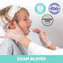 OKIAAS M Disposable Gloves, Food Safe Bulk of 200 Pcs | Clear Vinyl Latex and Powder-Free Gloves