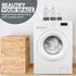 Glass Laundry Detergent Dispenser Set, 34 oz x 2 and 17 oz x 1, for Liquid Detergent and Stain Remover