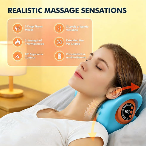 ZHEATME 2026 Massager,3 1 Neck Massager Deep Tissue Massage with Heating and Vibration Neck in Portable