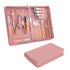 Manicure Set, Nail Clipper Kit with Luxurious Travel Case, 31 Pieces Personal Care Tools for Men Women Family