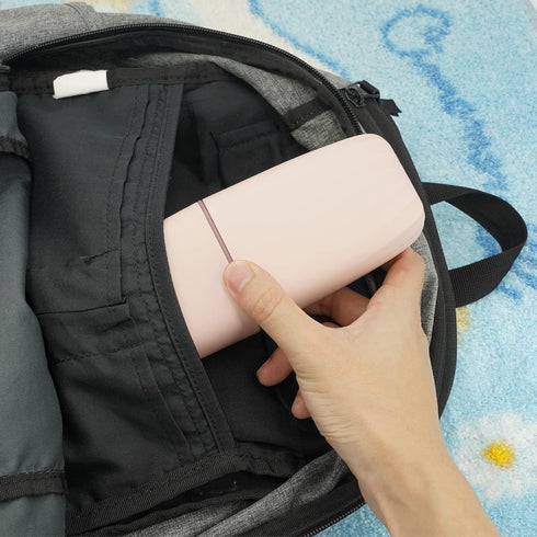 Toothbrush Cup Holder with Cover, Portable Toothbrush Case and Carrier for Bathroom, School, Business Trip