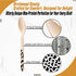 Perfect Stix Green Spoon 158-Moo-36, Wooden Cutlery Spoons with Cow Print (Pack of 36)