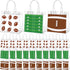 Resholder 30 Pcs Football Clear PVC Gift Bags Bulk 3 Styles Rugby Themed