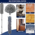 20+ Feet High Reach Duster Kit with 3-14 ft Extension Pole for Cleaning Fan, Spider Web, High Ceiling, Furniture