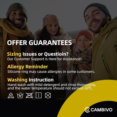 CAMBIVO 2 Pack Knee Braces for Knee Pain, Compression Sleeve for Men and Women, Black, X-Large