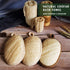 Natural Loofah Sponge Exfoliating Body Scrubber (3 Pack), Eco-Friendly Biodegradable Shower Luffa Sponge for Women and