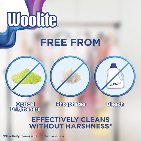 Woolite Darks Defense Liquid Laundry Detergent, 50 Fl Oz, 33 Loads, Regular & HE Washers