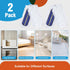 Microfiber Mop Pads, 2 Pieces Just Fit CLEANHOME 36" Industrial Dust Mop, Blue