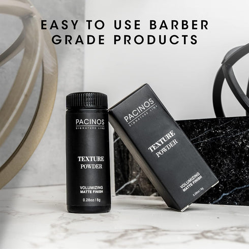 Pacinos Texture Powder - Lightweight Root Lifting Powder for Texture, Volume & Thickness, 8g Shaker Bottle
