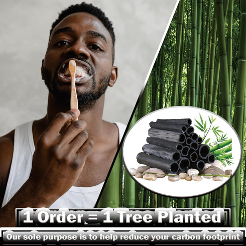 20 Count Bamboo Toothbrushes - Soft + Medium Natural Wood Toothbrushes, Eco-Friendly & Biodegradable