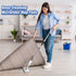 8 Pieces Microfiber Cleaning Pads, Compatible with Bona Mop, Reusable 18 Inch Mop Replacement Pads