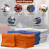 Nabob Wipers 100 Pack 100% Commercial 14"x14" (100 Pack, Auto Mechanic Shop Towels Bulk Rags Cotton Grade Shop Rags