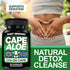 Cape Aloe Colon Cleanse, Detox & Flush - 90 Capsules, Gentle Constipation Relief and Natural Herbal Laxative