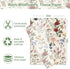Generic AnyDesign 100 Sheets Floral Tissue Paper Vintage Wildflower Gift Wrapping Paper Butterfly Flower Printed DIY Art Craft Paper for Spring Wedding Bridal Shower Birthday, 19.7 x 13.8 Inch by Generic