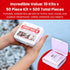 M2 Pack, 10 Pack, 50 500 BASICS Mini First Aid Kit Bulk Multi per Kit, Total Pieces for Car, Travel, Home & Donations