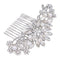 Silver Wedding Hair Comb with Pearls and Crystals - Bridal Headpiece or Party Hair Accessories