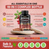 Berberine with Ceylon Cinnamon 10000 mg - 15-in-1 Supplement for Heart Support, Metabolism & Energy, 60 Capsules