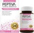 Peptiva Probiotics for Women's Health, 25 Billion CFU, 60 Vegetarian Capsules for Digestive Support