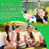 MTLEE 12 Pcs Soccer Hair Accessories, 8 Soccer Hair Scrunchies and 4 Non-Slip Adjustable Headbands for Girls Teens