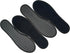 Happystep Cotton Terry Cloth Insoles - Barefoot Shoe Inserts, Moisture-Wicking, Washable, 2 Pairs of Black (Women Size
