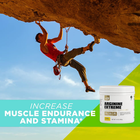 AdvoCare Arginine Extreme Multinutrient Supplement - 14 oz Citrus Pre-Workout Amino Acids for Stamina & Endurance