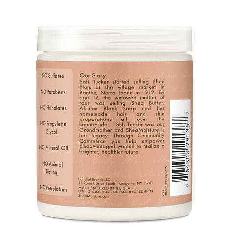 SheaMoisture Curl Enhancing Smoothie Hair Cream, 20 oz, for Thick, Curly Hair, Coconut and Hibiscus Formula