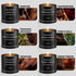 HOMAMAMOON 6 Pack Set, 8oz Scented Candles for Men - Masculine Scented Candles Natural Soy Wax Candles with Essential