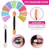 Rolybag Disposable Makeup Applicators Kit - Mascara Wands, Eyeliner Brushes, Lip Applicators with Organizer Box