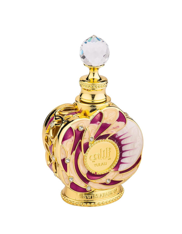 Swiss Arabian Yulali Luxury Personal Perfume Oil Fragrance, 0.5 Oz - Long Lasting Aroma