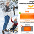Neck Heating Pad Cordless, Rechargeable Heated Scarf with 5000mAh Power Bank for Neck Pain Relief, Grey