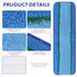 Upgraded Replacement Microfiber Mop Pads for Rubbermaid Commercial 18 Inch Mop, Reusable Wet & Dry Cleaning Flat Mop