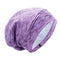 Silk Satin Lined Bonnet Sleep Cap - Adjustable Hair Wrap Cover for Curly Hair Protection for Women and Men - Heather