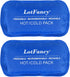 LotFancy Gel Ice Packs, 2pc Reusable Hot Cold Pack for Therapy, Heating Cooling Gel Pad, Pain Relief for Face, Head, TMJ