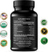 Organic Spirulina Powder Capsules 3000 mg - Pure Non-Irradiated Blue Green Algae, 180 Pills Made in The USA