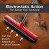Stanley Home Products Rubber Broom with Built-in Squeegee, for Carpets, Floors, Stairs, Upholstery, Removes Pet Hair,