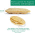 Natural Loofah Exfoliating Sponge (4 Pack) - Biodegradable Organic Loofah Sponge for Shower, Exfoliating Body Scrubber