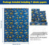 NEPOG 7 20x28 inches Road Under Construction Excavator Tractor Dump Truck Wrapping Paper for Kids Boys, Birthday