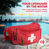 Pack/Hip Pack, (72 Set) Ever Ready First Aid, Fanny Fully Stocked First Aid Kit with Adult & Infant CPR Combo Masks