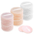 24Pcs Cotton Round Powder Puff Pads with Strap, Face Powder Puffs for Loose and Foundation Cosmetics