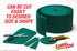 The Clever Cuisine 19ft 19ft 6in 0.3in (6m 15cm 8mm) Green Scrubbing Pad Roll Economy Size Medium Duty Abrasive Scrub