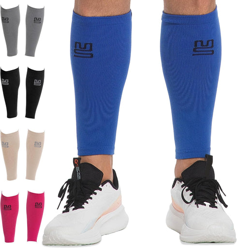 Modetro Sports Calf Compression Sleeves - Leg Sleeves for Men and Women