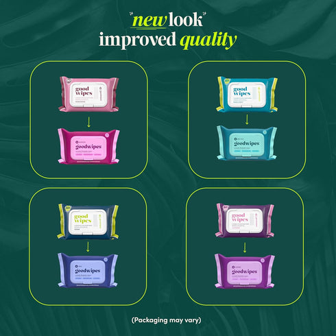 Pack, 200 Count (4 Packs) goodwipes Flushable Butt Wipes - Extra Large Adult Wet Wipes For Women & Men - Bathroom